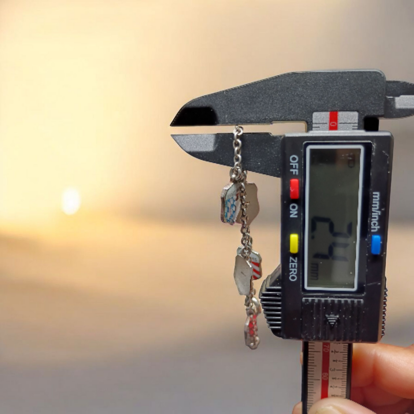 Vintage Enamel European Charm Bracelet