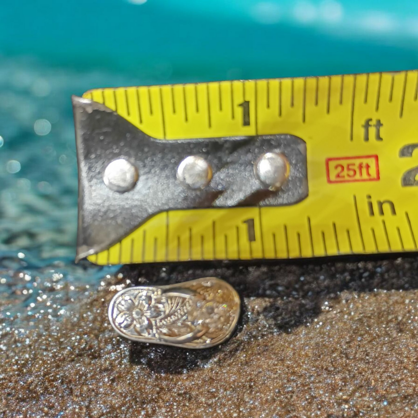 925 Silver Hawaiian Flip flop charm
