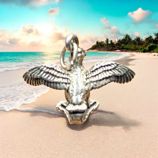 3D Puffin bird charm