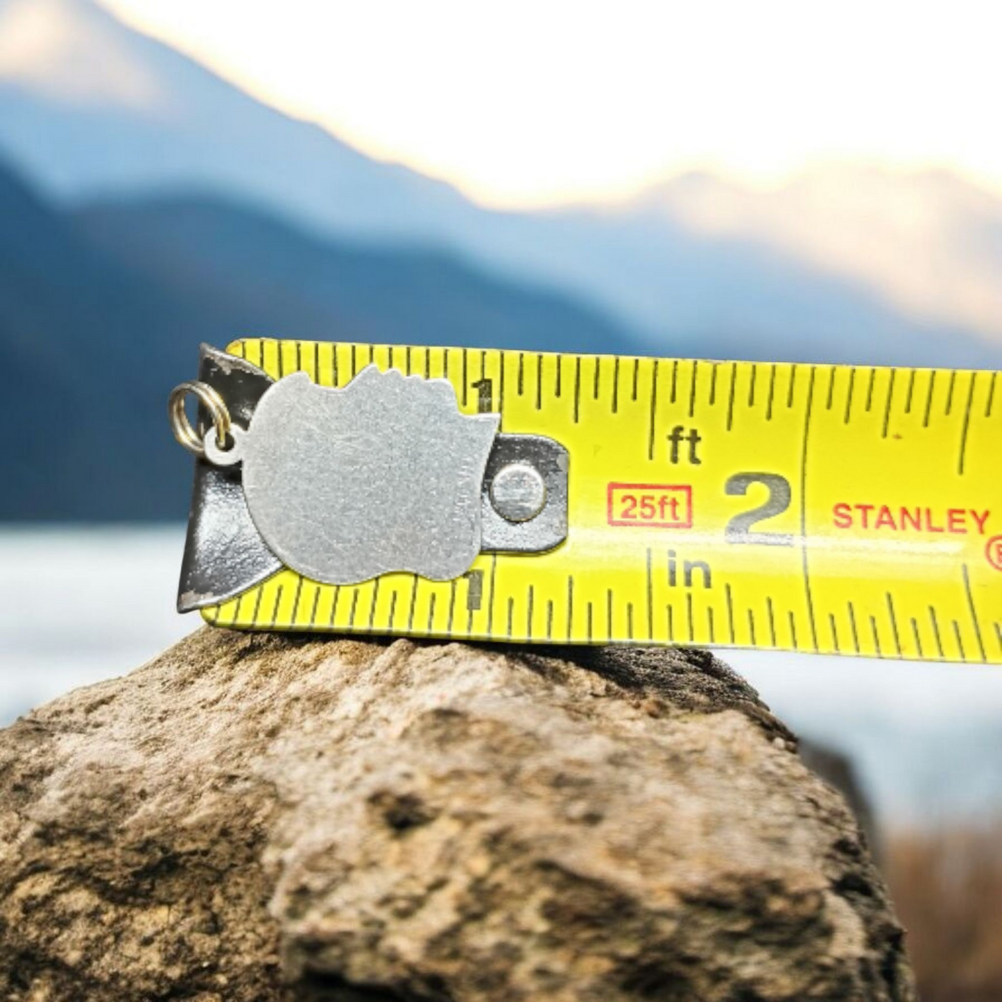 Vintage Silver Girl Silhouette charm