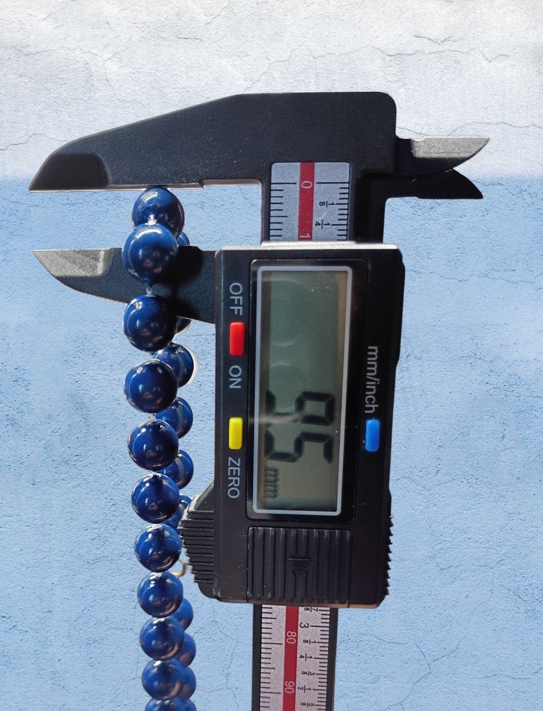 Vintage Blue Bead Lapis Necklace