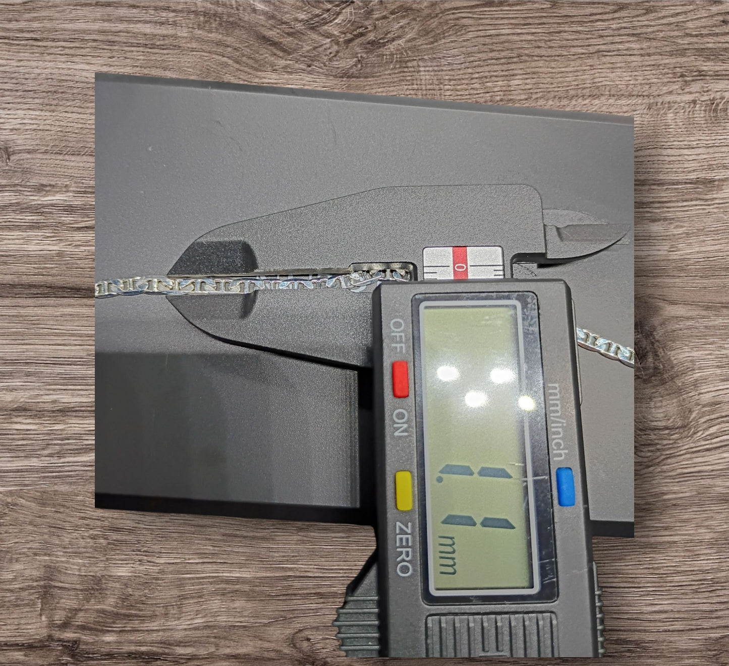 Flat Mariner Sterling Silver Chain