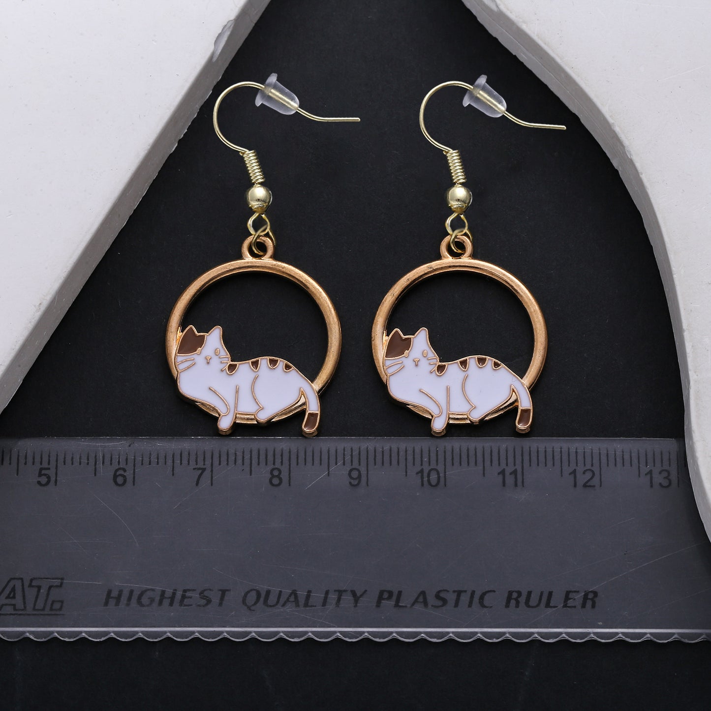 Cute Cartoon Cat Drip Earrings