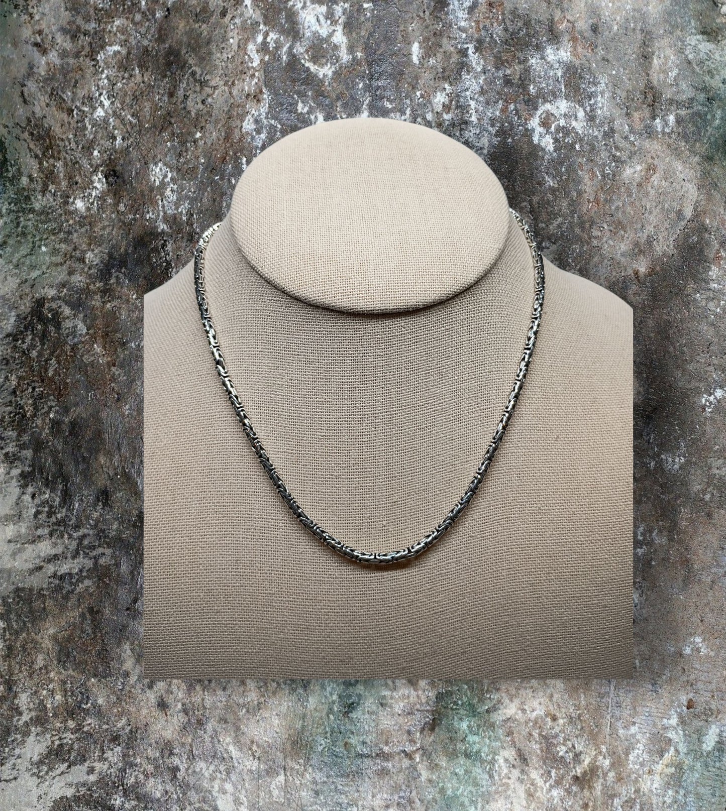 Vintage Byzantine Sterling Silver chain