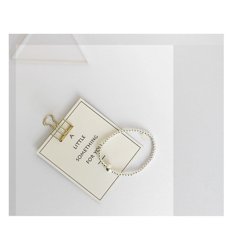 S925 Sterling Silver Handmade Beaded Bracelet