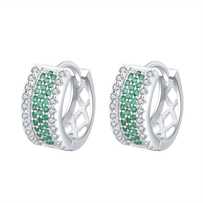 Chic Square Zirconia Studs