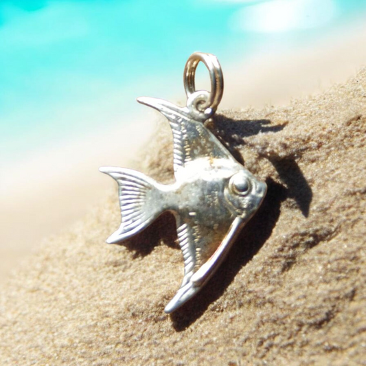 3d Vintage Angelfish charm