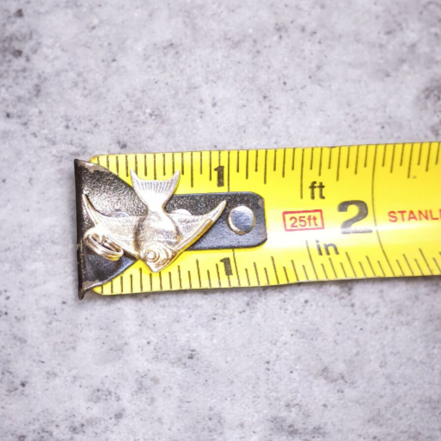 3d Vintage Angelfish charm