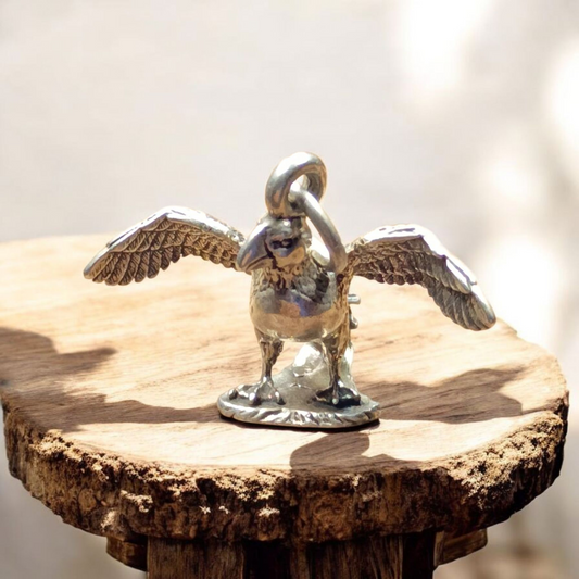 3D Puffin bird charm