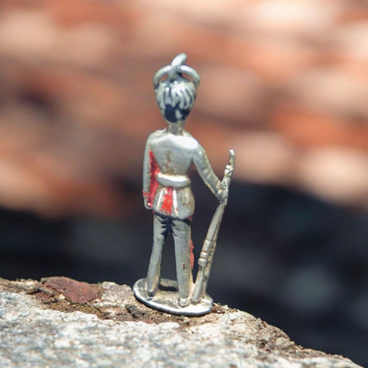 Vintage 3d Queen's Guard Charm