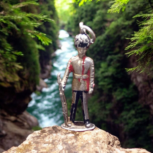 Vintage 3d Queen's Guard Charm
