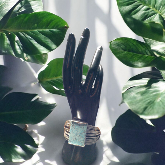 Robert Lee Morris SOHO Turquoise Cuff Bracelet