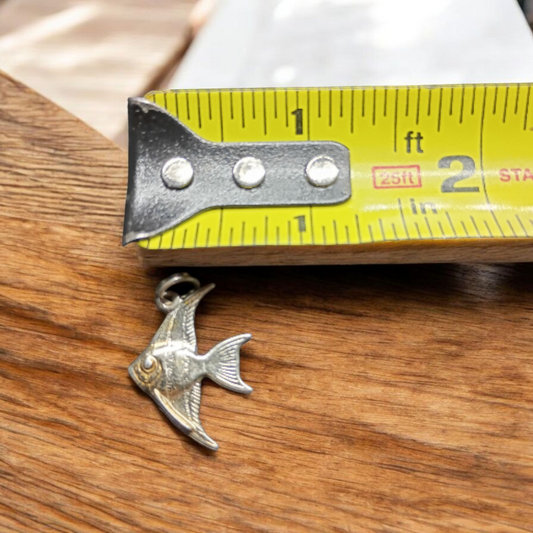 3d Vintage Angelfish charm