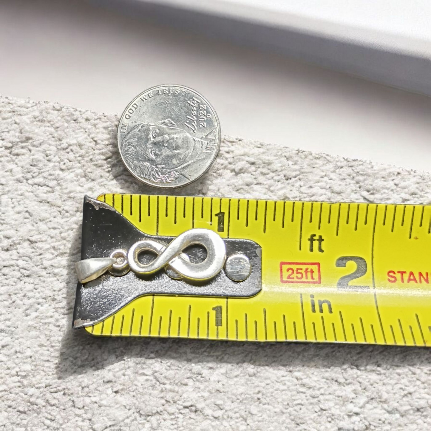 925 Silver Infinity charm