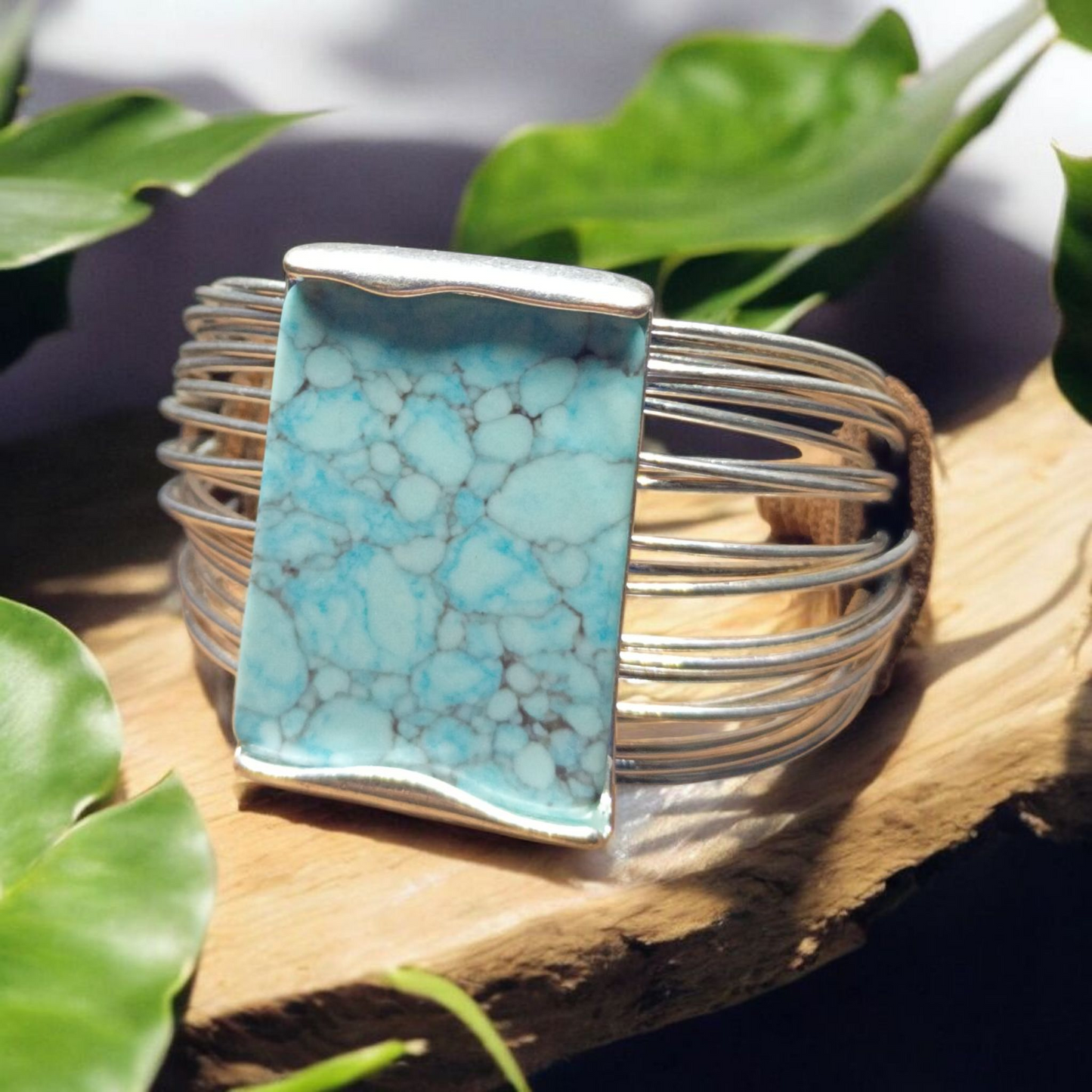 Robert Lee Morris SOHO Turquoise Cuff Bracelet