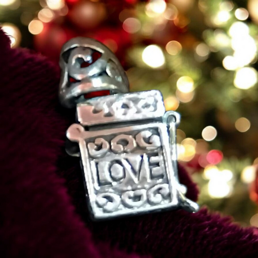 925 Silver Praying Box Pendant