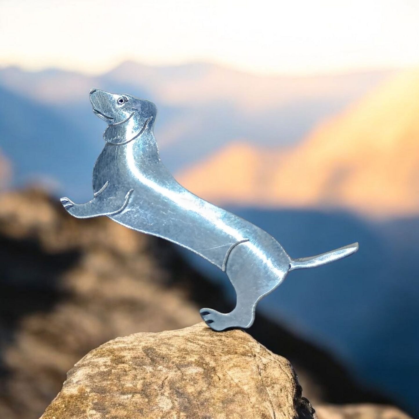 Vintage Dachshund Dog Brooch