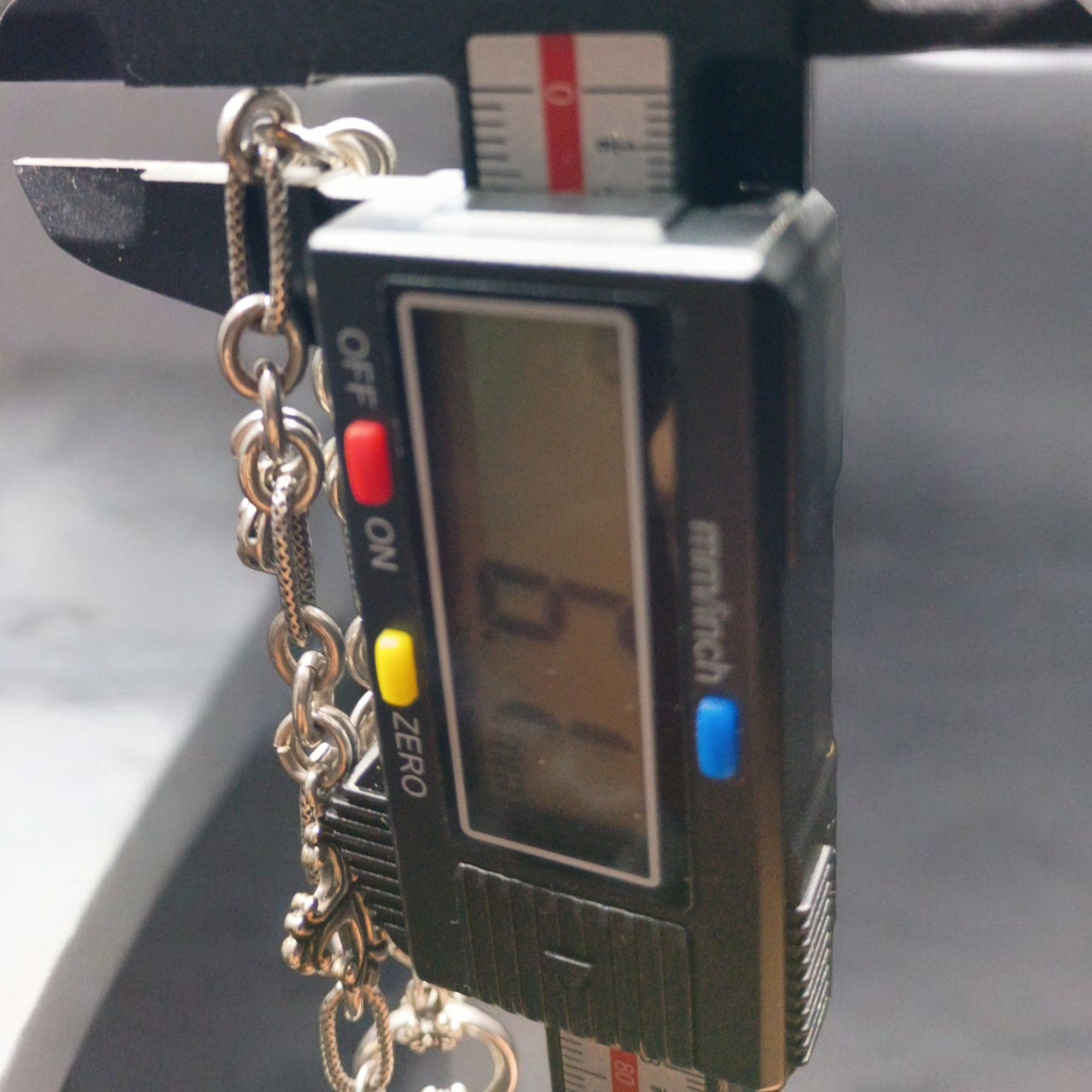 Vintage Sterling Silver Charm Toggle Bracelet