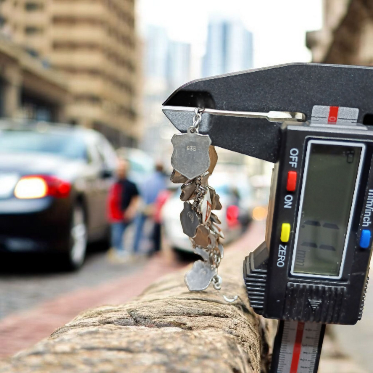 Vintage European Traffic Sign Shields Charm Bracelet