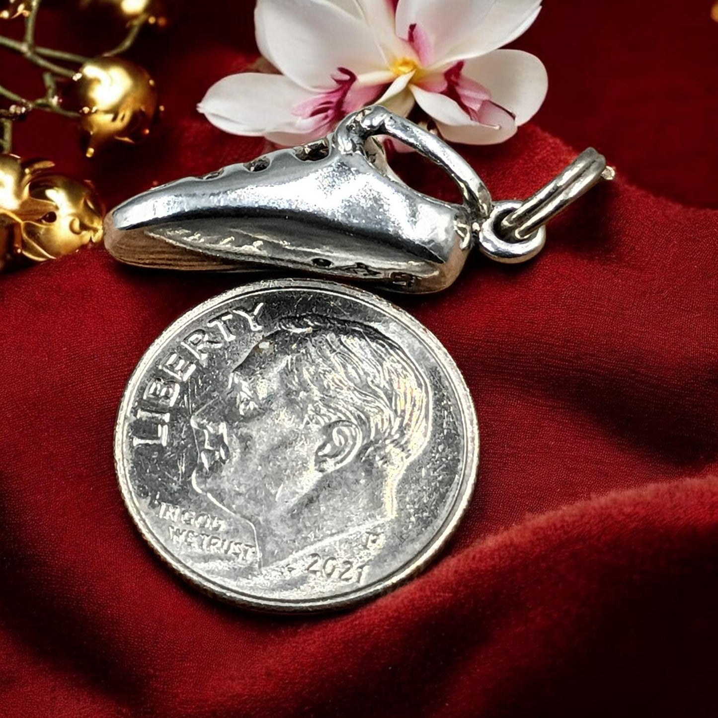 3D Ballet Shoe Charm