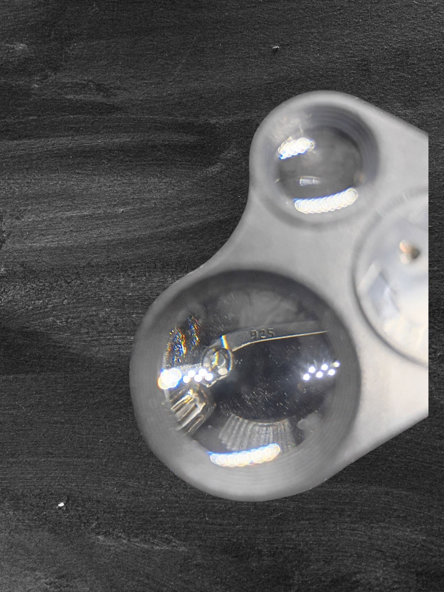 Sterling Silver 2' Bamboo Hoops