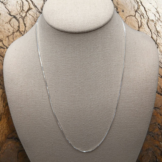 20" 925 Silver Box Chain