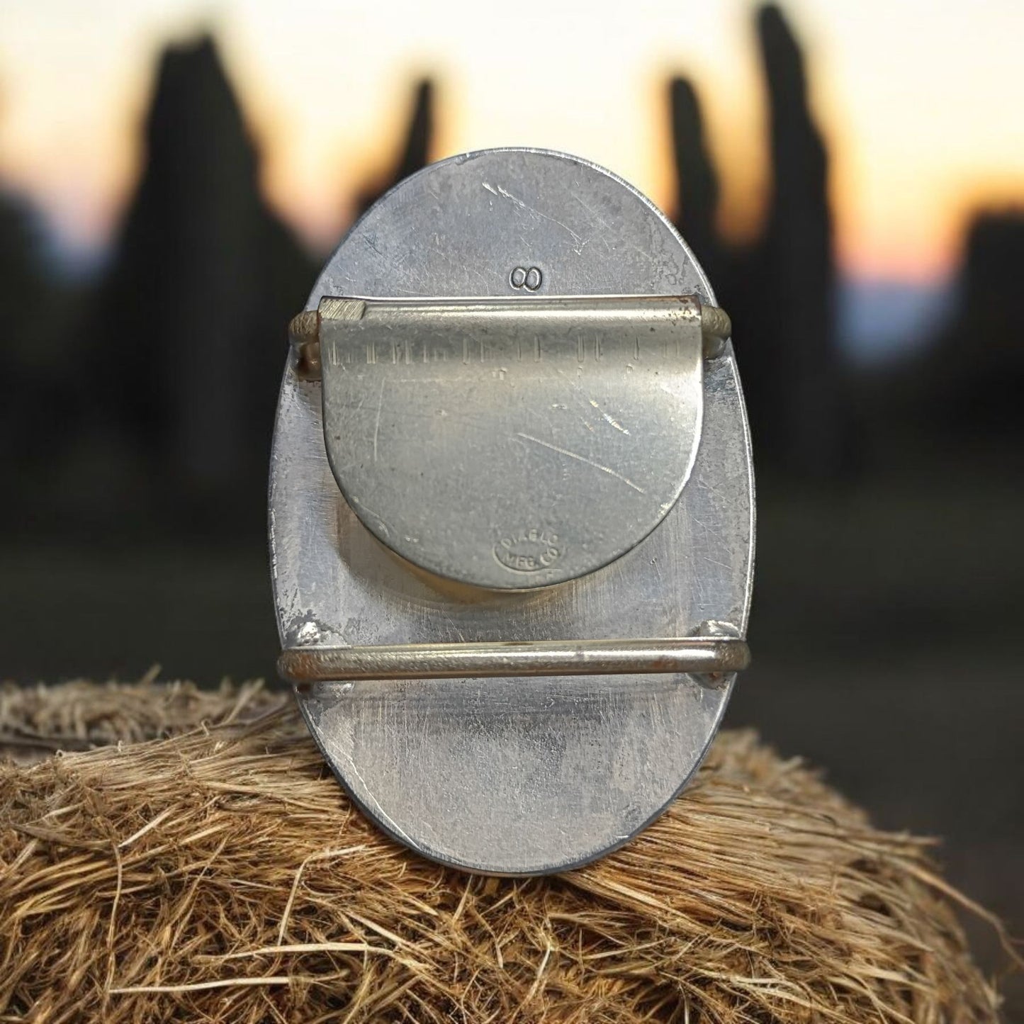 1980 Vintage Diablo Cowboy Western belt buckle