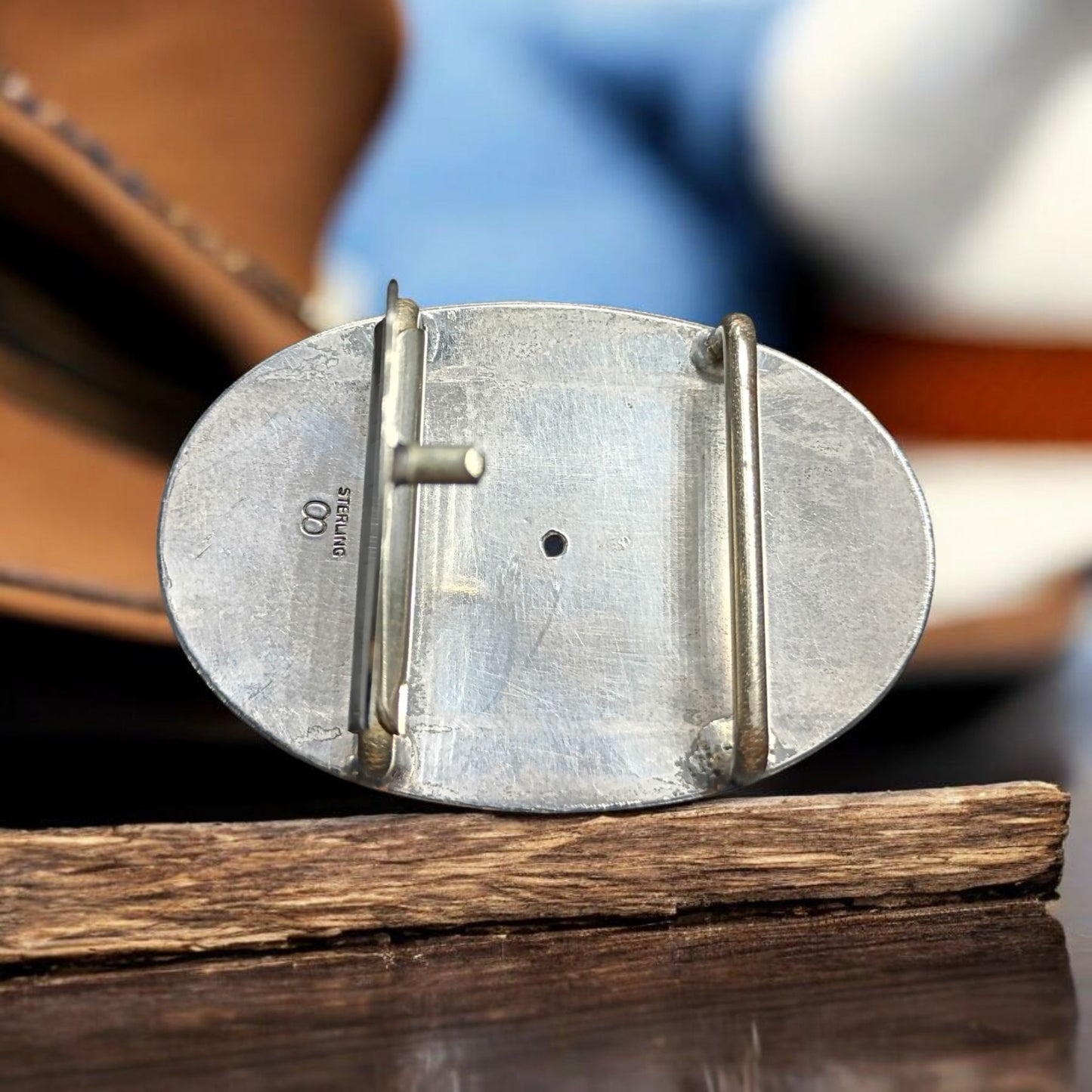 1980 Vintage Diablo Cowboy Western belt buckle