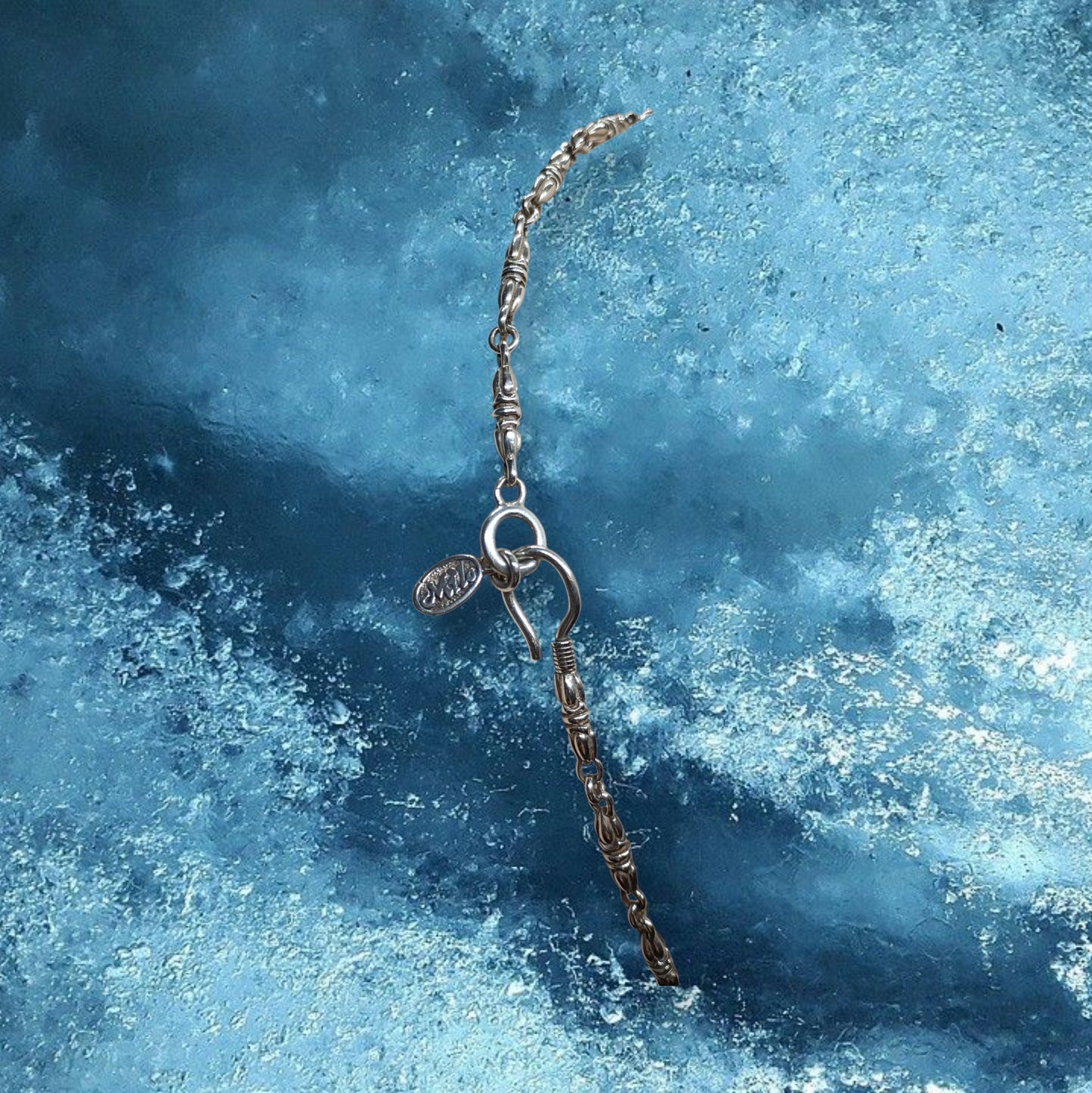 Vintage Sterling Silver Byzantine chain