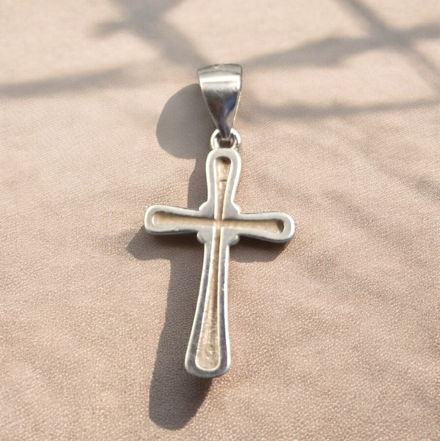 3d Vintage Solid Cross