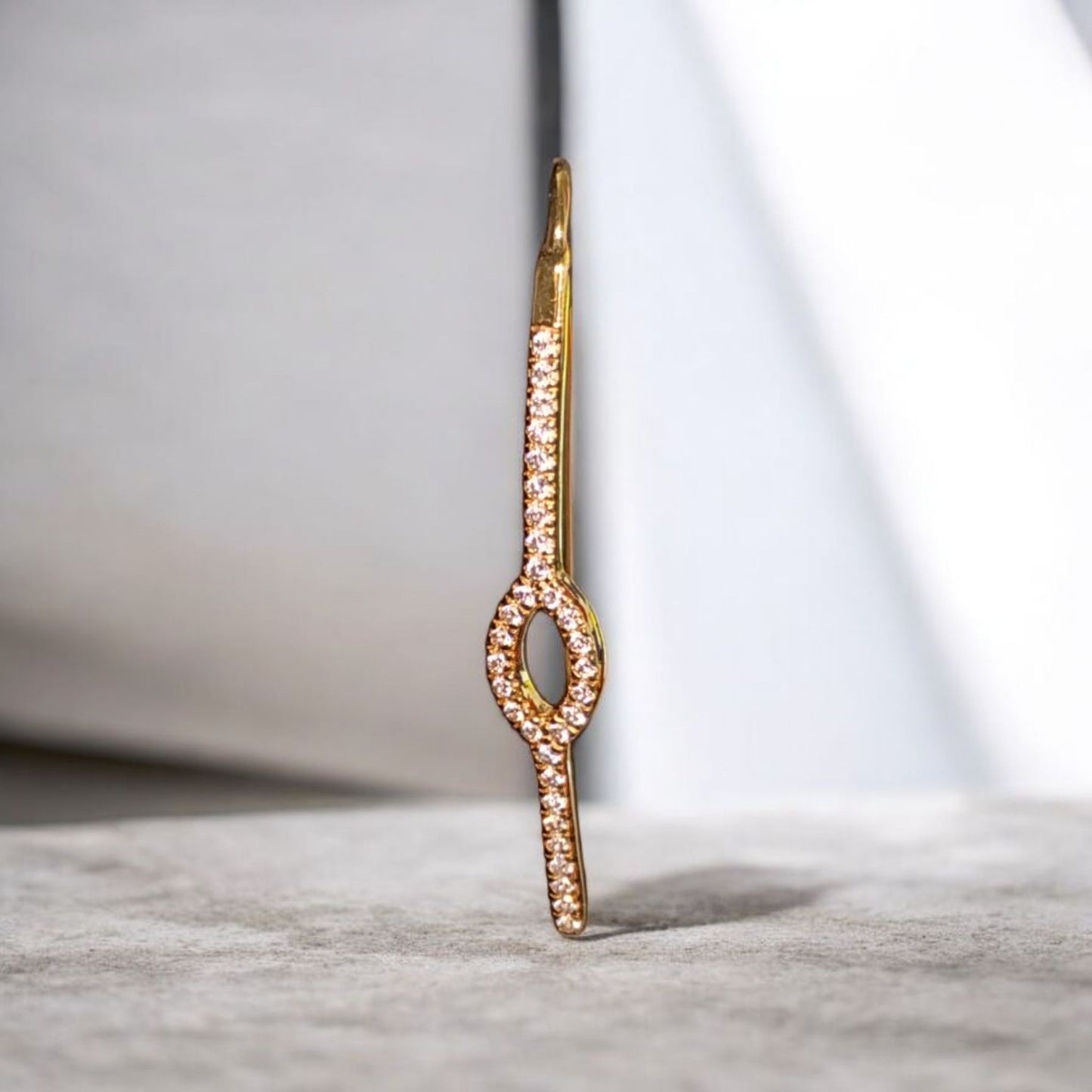 925 Sterling Silver Cubic Zirconia threader earrings