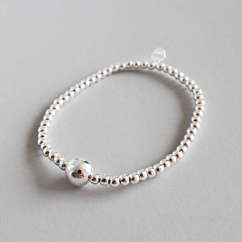 S925 Sterling Silver Handmade Beaded Bracelet