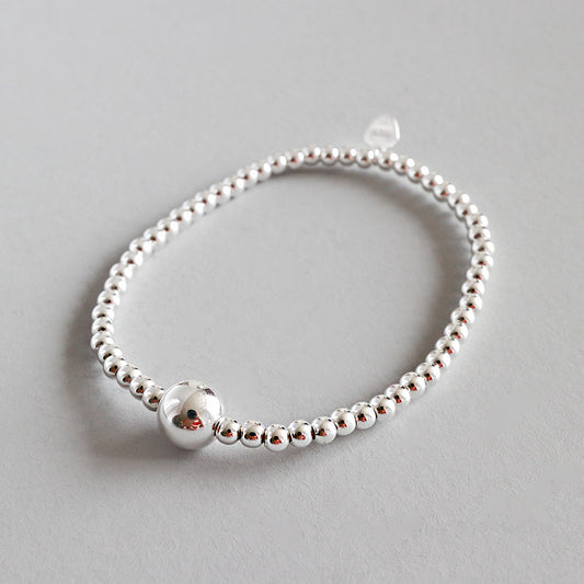 S925 Sterling Silver Handmade Beaded Bracelet