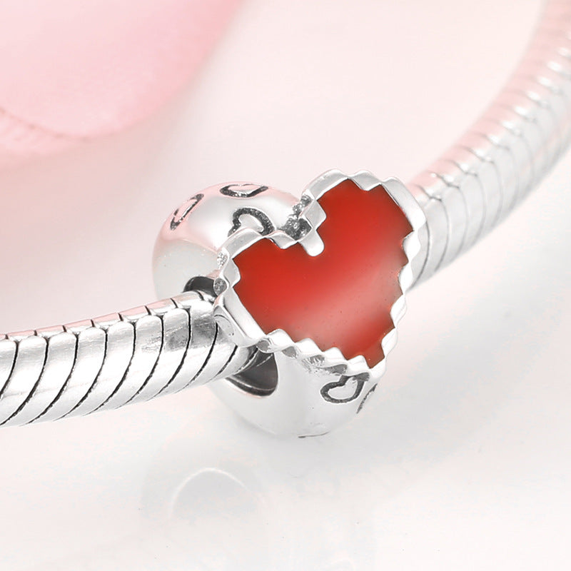 Heart Beads for Personalized Jewelry