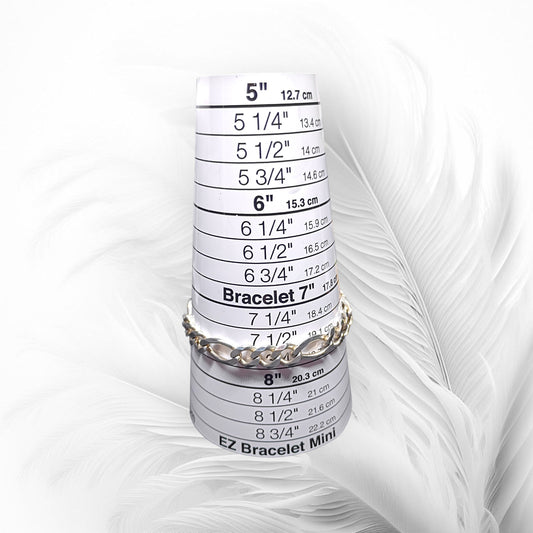 Vintage Sterling Silver Figaro Bracelet