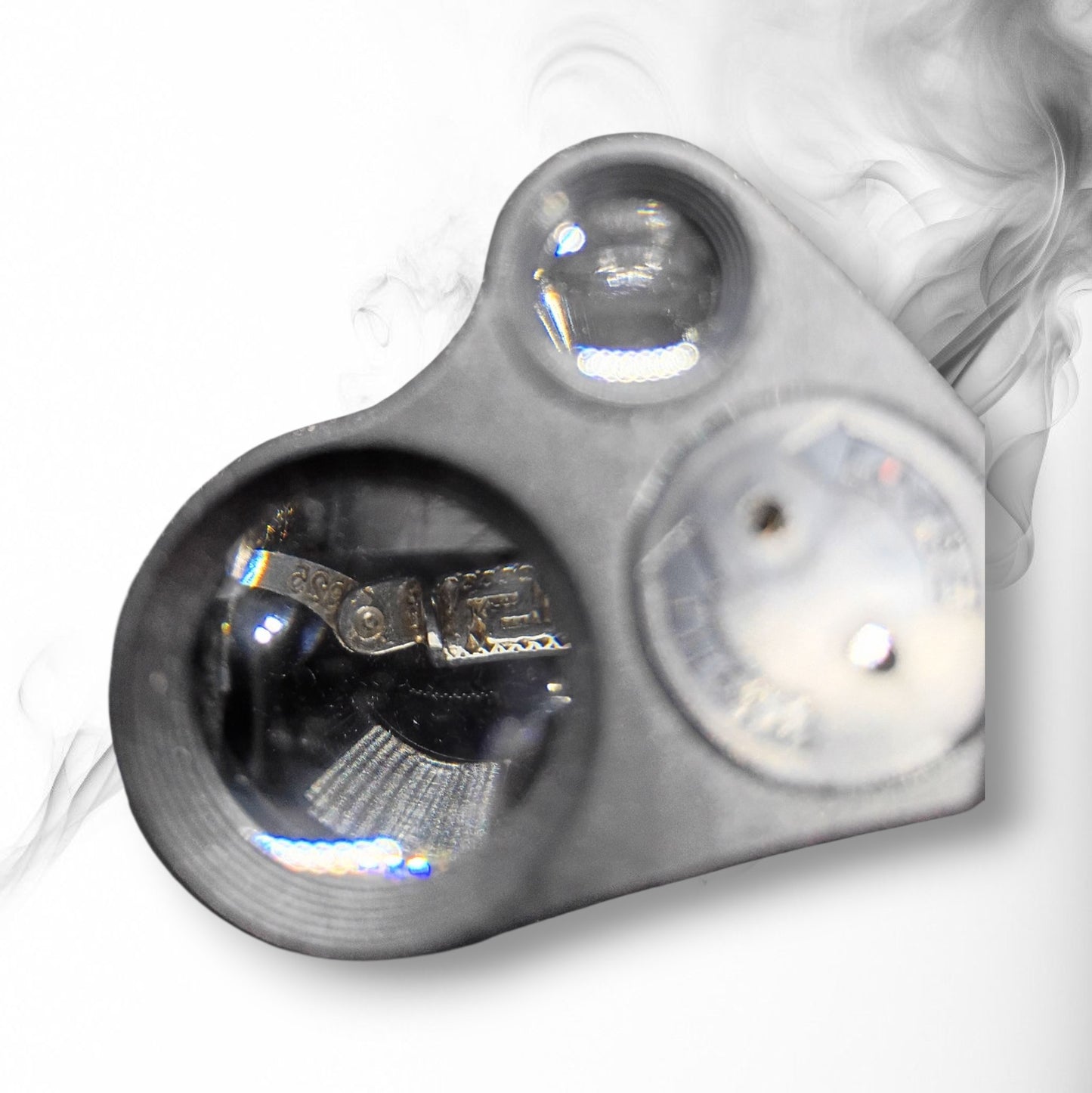 Vintage Greek Key Hoops