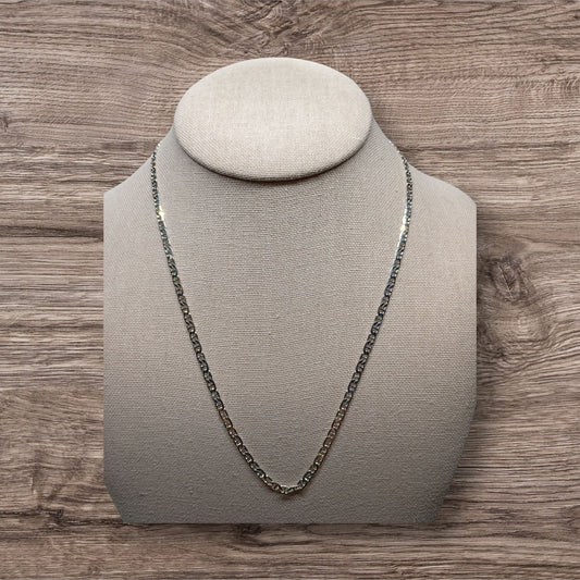 Flat Mariner Sterling Silver Chain