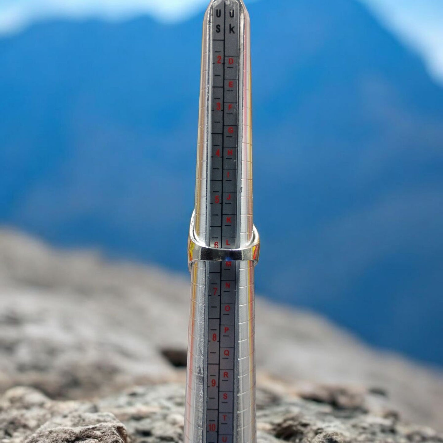 Southwestern Shield Turquoise Silver Tone Etched Ring