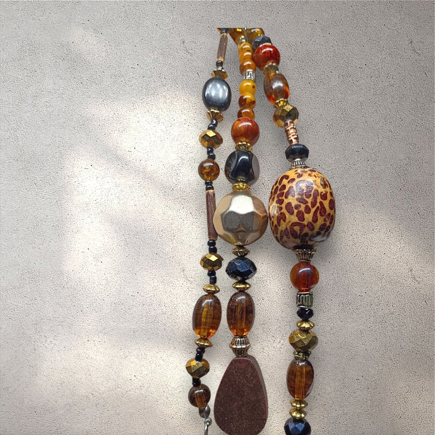 Vintage Mid Century Beaded Necklace