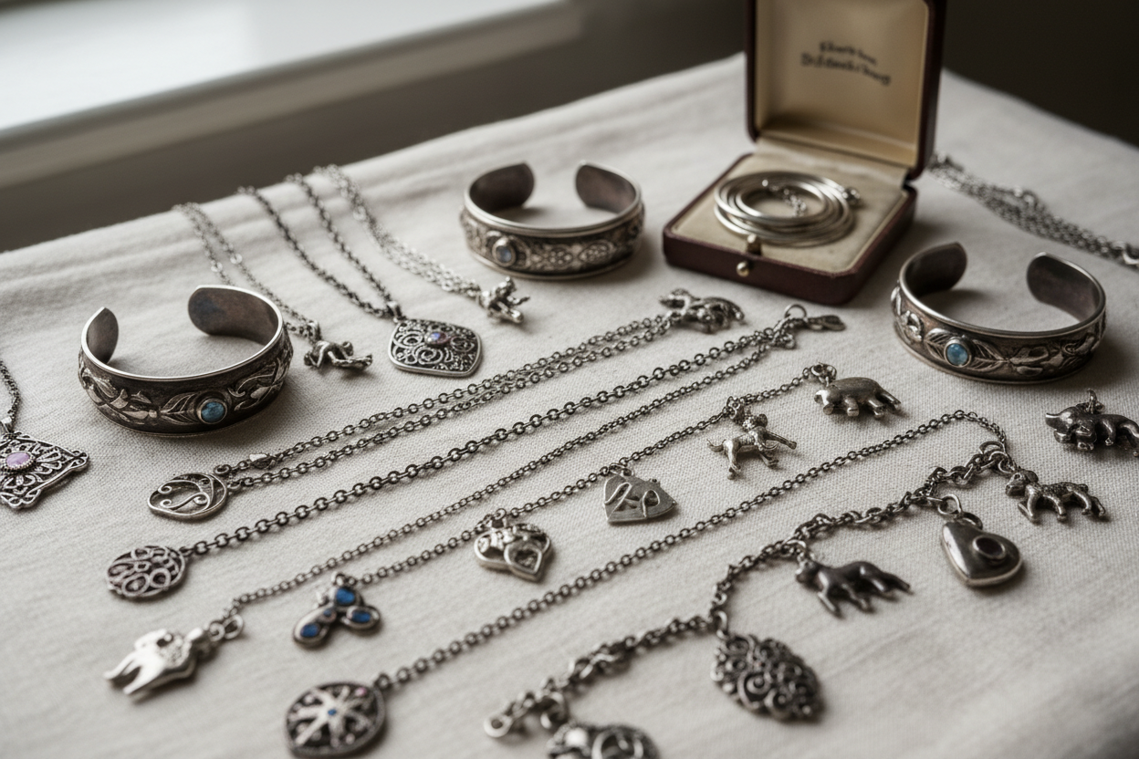 pre-loved silver jewelry