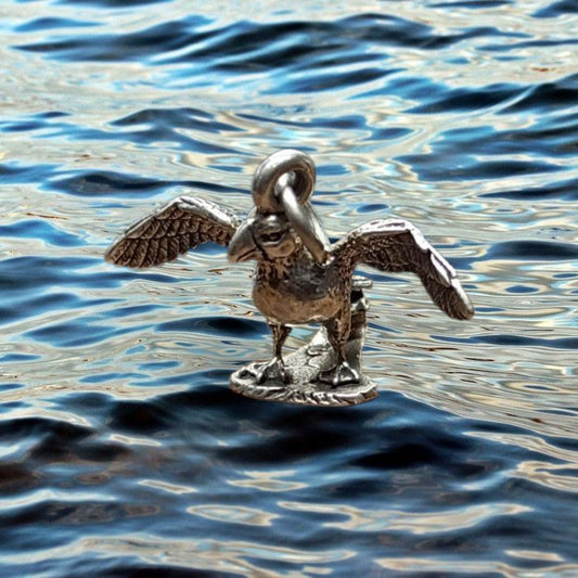 3D Puffin bird charm