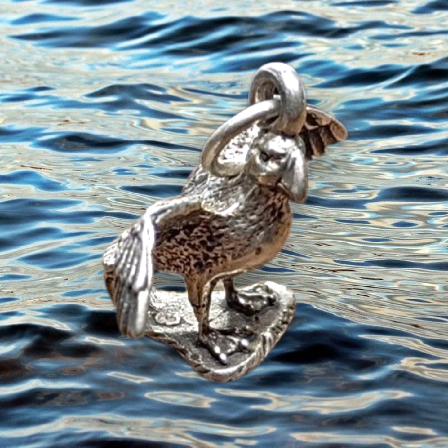 3D Puffin bird charm