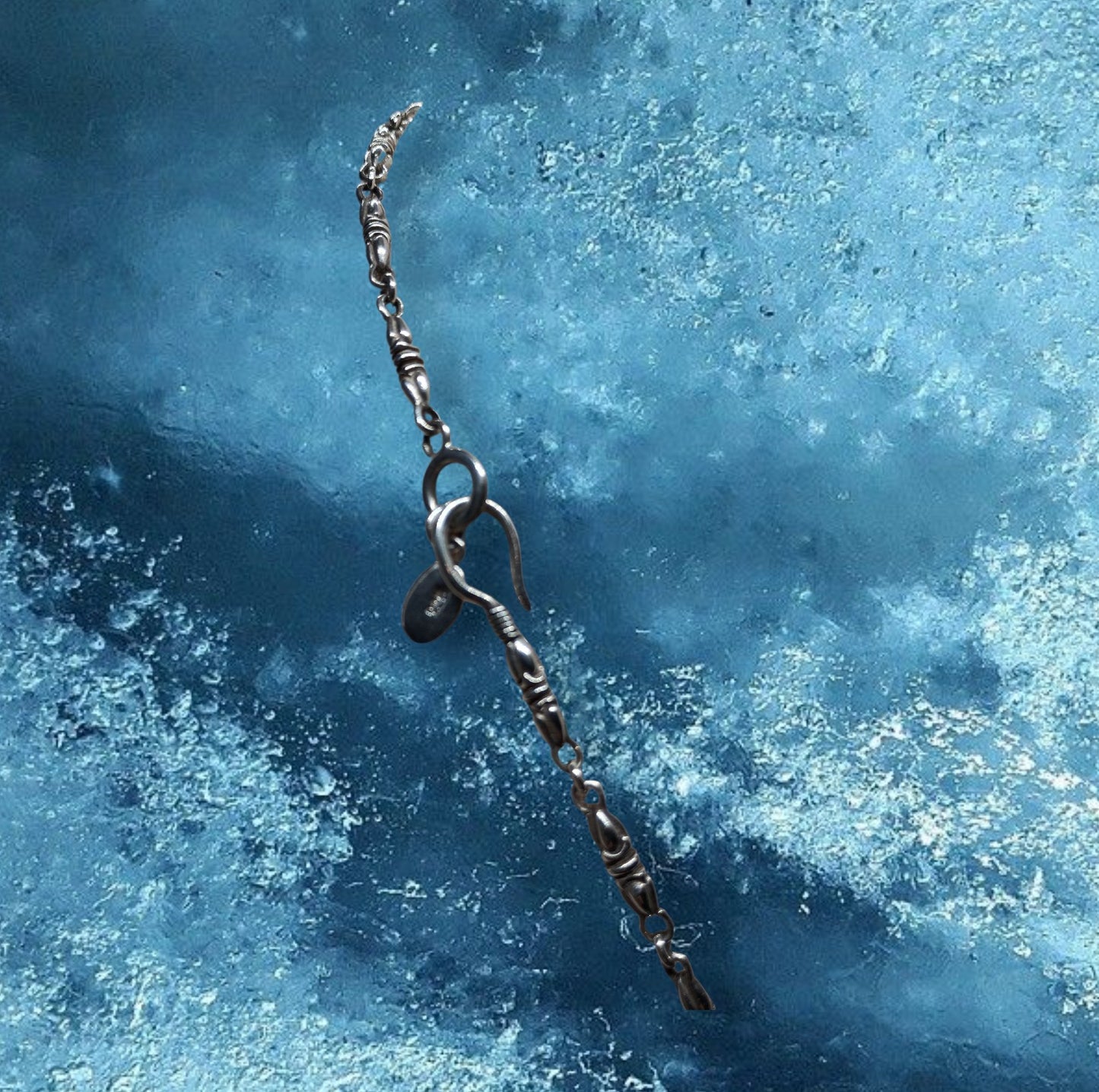 Vintage Sterling Silver Byzantine chain