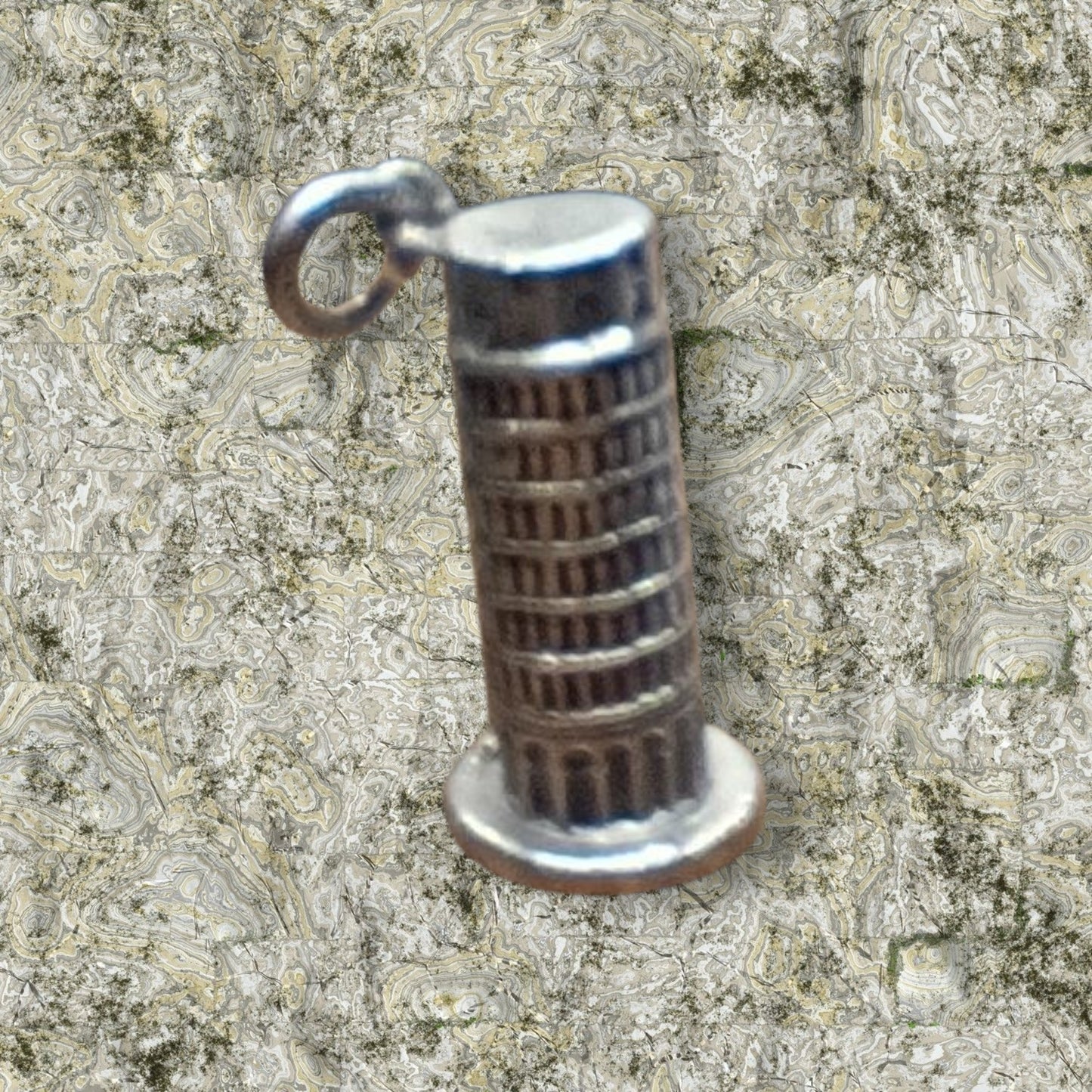 Vintage 3D Leaning Tower of Pisa, Italy Charm